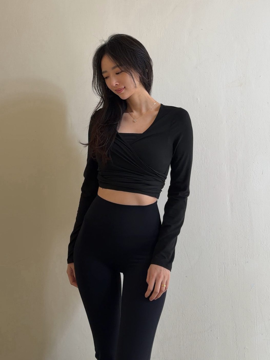 Wrap Cardigan editorial look 3 | LINABRINA